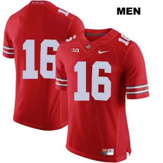 Cameron Brown Ohio State Buckeyes Stitched Authentic Mens Nike  16 Red College Football Jersey Without Name Jersey